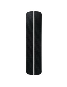 Coppia profili battitacco portiera adesivi carbon look 480x55mm