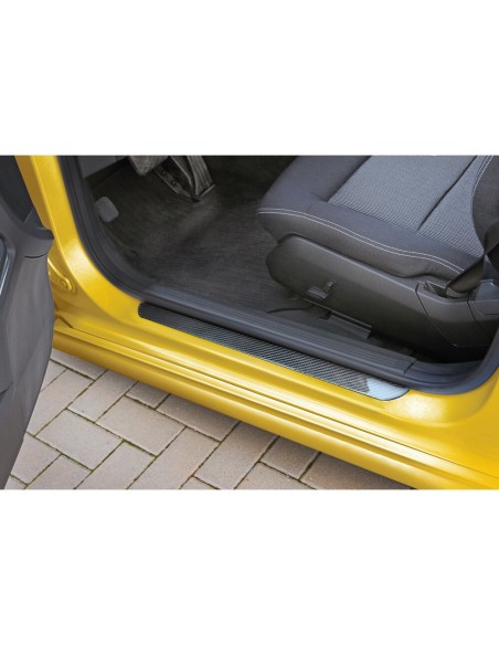 Profili battitacco in fibra di carbonio 600x36mm