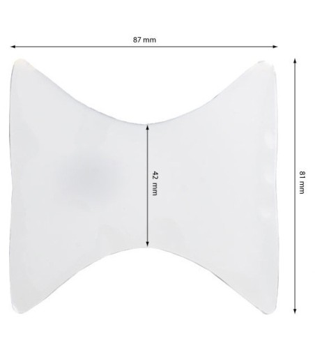 4 Pellicole protettive adesive trasparenti per maniglia auto HPA