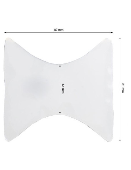 4 Pellicole protettive adesive trasparenti per maniglia auto HPA