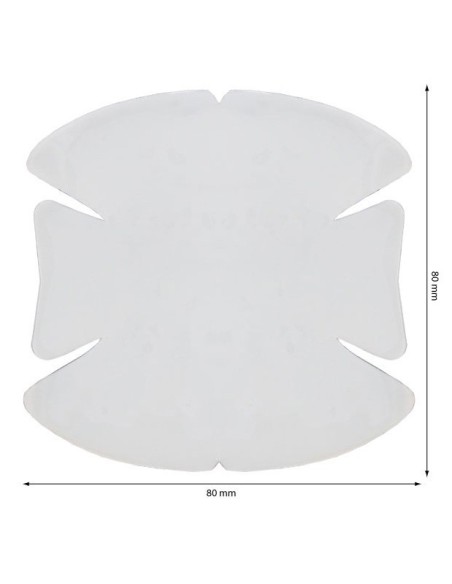 4 Pellicole protettive adesive trasparenti per maniglia auto HPC