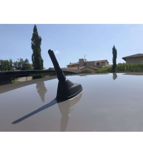 Antenna auto Simoni Racing Gum nera 6cm
