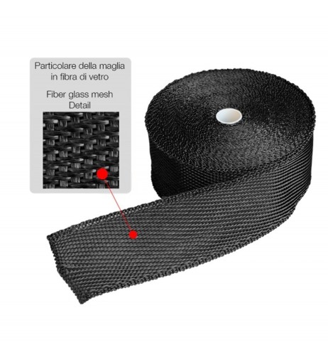 Bende Termoisolanti in fibra di vetro Wrapping Motore collettori 15 24mt