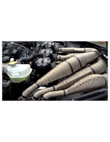 Bende Termoisolanti in maglia di titanio Wrapping Motore collettori 15mt