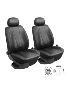 Coppia coprisedili anteriori universali Simoni Racing Type M eco pelle