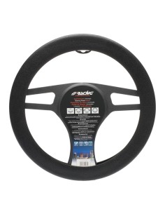 Coprivolante auto diametro 35 40cm Simoni Racing silicone nero soft touch