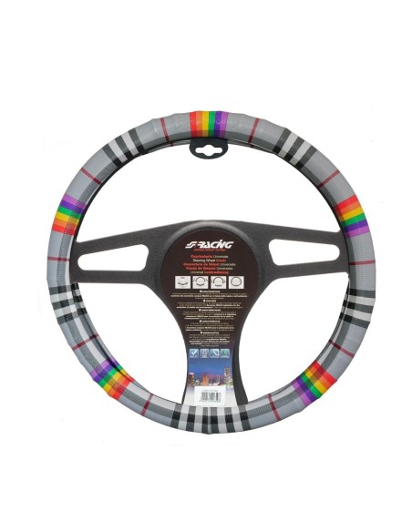 Coprivolante auto diametro 37 39cm Simoni Racing Fancy eco pelle