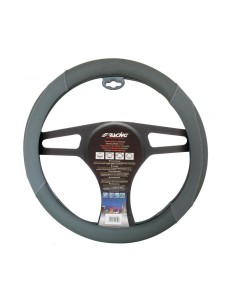 Coprivolante auto diametro 37 39cm Simoni Racing Shammy Grey eco pelle