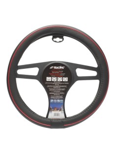 Coprivolante auto diametro 37 39cm Simoni Racing Speed eco pelle nera