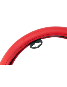 Coprivolante auto diametro 37 39cm Simoni Racing Trophy 1 eco pelle nera ro 2