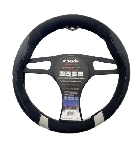 Coprivolante universale 37 39mm eco pelle e microfibra GRIGIO