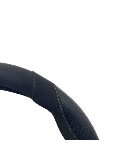 Coprivolante universale 37 39mm eco pelle e microfibra GRIGIO