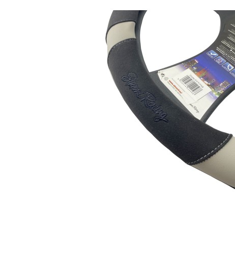 Coprivolante universale 37 39mm eco pelle e microfibra GRIGIO