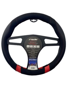 Coprivolante universale 37 39mm eco pelle e microfibra ROSSO