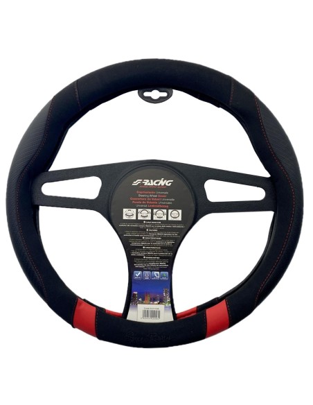 Coprivolante universale 37 39mm eco pelle e microfibra ROSSO