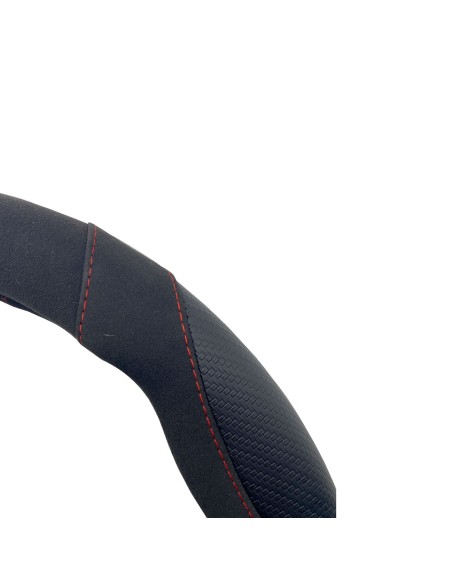 Coprivolante universale 37 39mm eco pelle e microfibra ROSSO