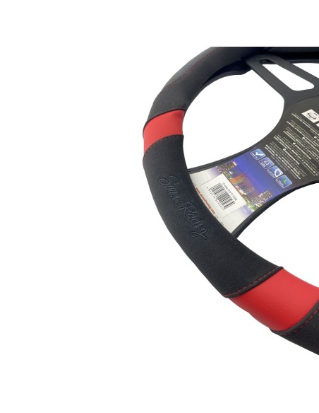 Coprivolante universale 37 39mm eco pelle e microfibra ROSSO