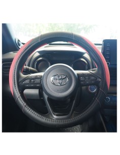 Coprivolante universale 37 39mm eco pelle nera Cotton Pink 2