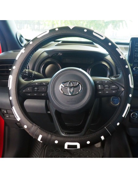 Coprivolante universale 37 39mm eco pelle nera Soft Black Clock