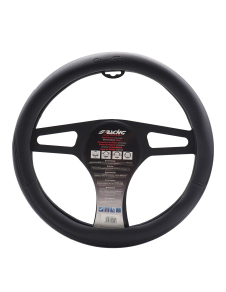 Coprivolante universale 37 39mm ecopelle nera Easy black