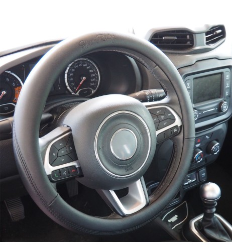 Coprivolante universale 37 39mm ecopelle nera Easy black