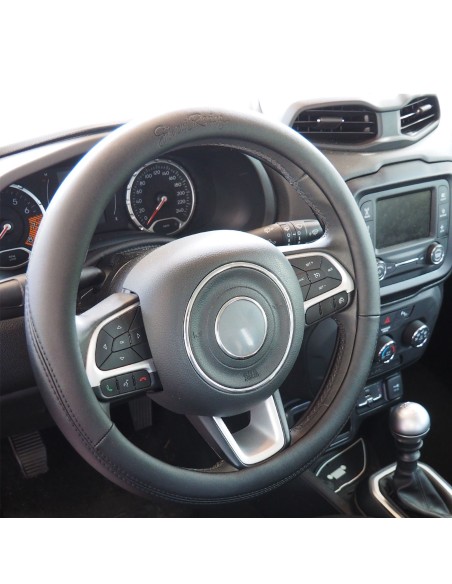 Coprivolante universale 37 39mm ecopelle nera Easy black