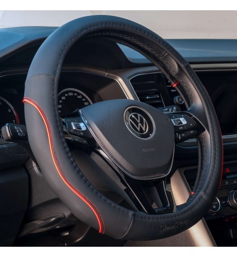 Coprivolante universale 37 39mm Pretty black ecopelle