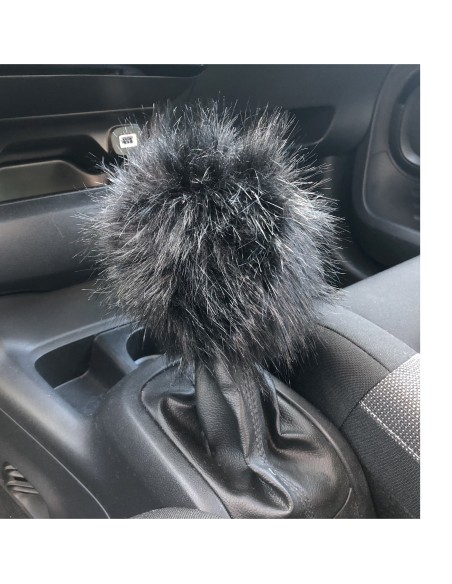 Cover universale copri pomello cambio Simoni Racing pelliccia ecologica ner