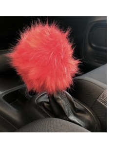 Cover universale copri pomello cambio Simoni Racing pelliccia ecologica ros