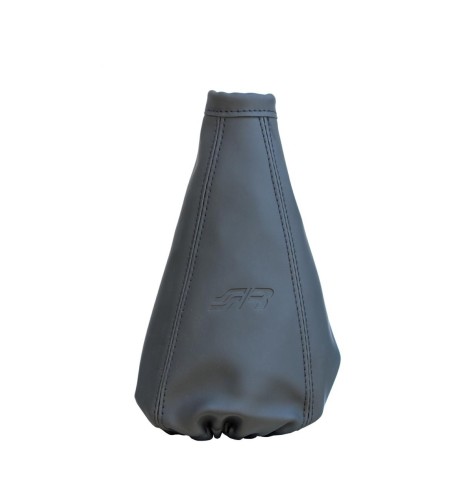 Cuffia cambio soft touch ecopelle nera Simoni Racing