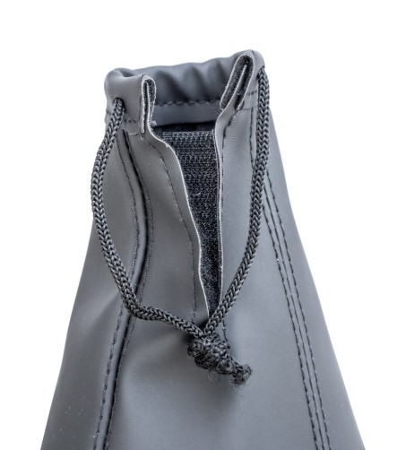 Cuffia cambio soft touch ecopelle nera Simoni Racing