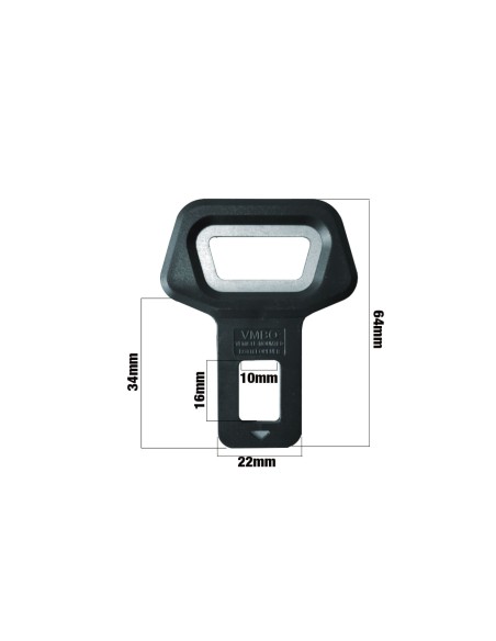 Disattivatore allarme cintura di sicurezza e cavatappi
