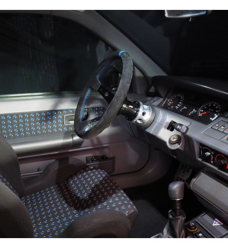 Distanziale alluminio 76mm doppia foratura per montaggio volante sportivo