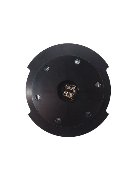 Distanziale volante con sgancio rapido nero doppia foratura