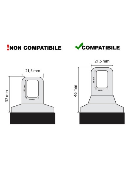 Estensione regolabile per cintura di sicurezza 26 62cm