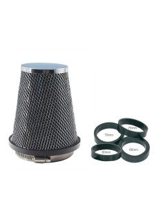 Filtro Aria auto Universale conico con adattatori FSR UN