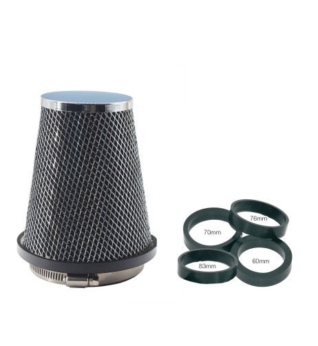 Filtro Aria auto Universale conico con adattatori FSR UN