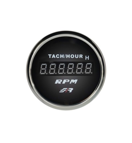 Indicatore digitale 2 Chrome rim Simoni Racing contagiri