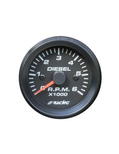 Indicatore elettrico 2 Simoni Racing Contagiri per motori Diesel NERO