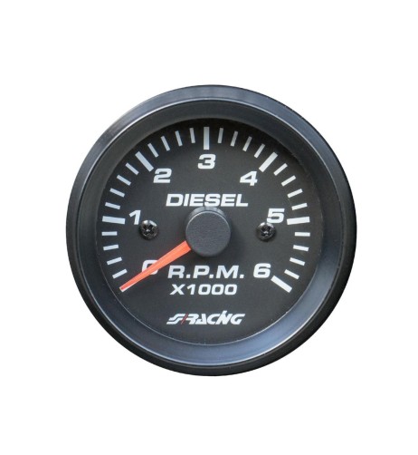 Indicatore elettrico 2 Simoni Racing Contagiri per motori Diesel NERO