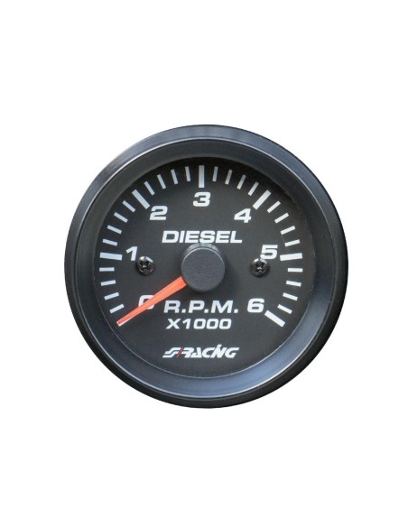Indicatore elettrico 2 Simoni Racing Contagiri per motori Diesel NERO