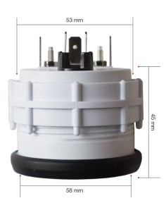 Indicatore elettrico voltmetro retroilluminato Diametro 2  2