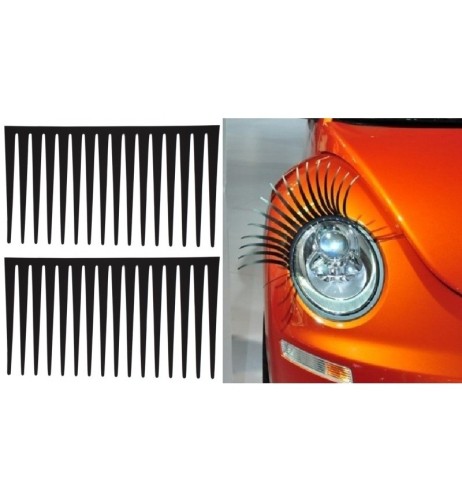 Kit 2 ciglia adesive per fari fanali anteriori auto