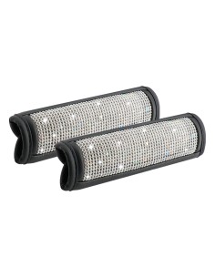 Kit 2 copricintura sicurezza sportivo Simoni Racing ecopelle e strass CC9
