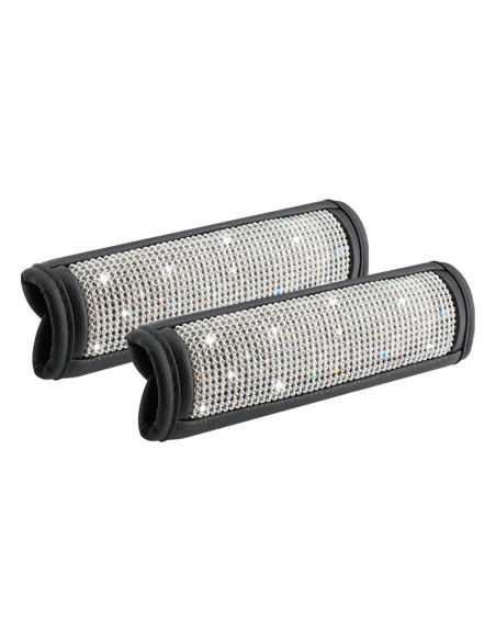 Kit 2 copricintura sicurezza sportivo Simoni Racing ecopelle e strass CC9