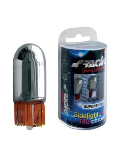 Kit 2 lampadine alogene cromate T10 arancio Simoni Racing