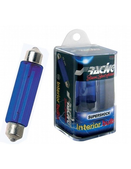 Kit 2 lampadine alogene siluro extreme rocket bianco 42mm