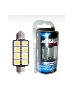 Kit 2 Lampadine Led Siluro bianco 3 led resistenza integrata Simoni Racing
