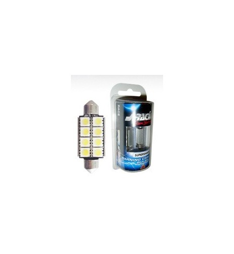 Kit 2 Lampadine Led Siluro bianco 3 led resistenza integrata Simoni Racing