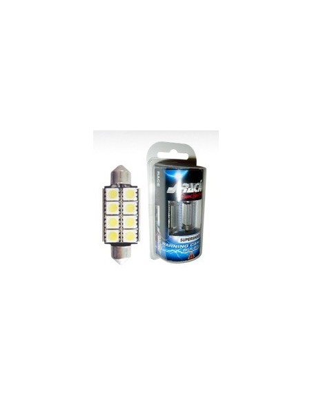 Kit 2 Lampadine Led Siluro bianco 3 led resistenza integrata Simoni Racing